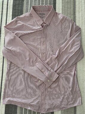 RHONE Men's Commuter Slim Performance Fit Button-Up Shirt